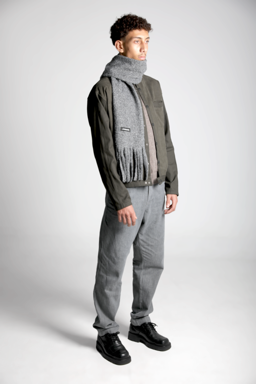 Jacquott Grey Scarf - Image 2