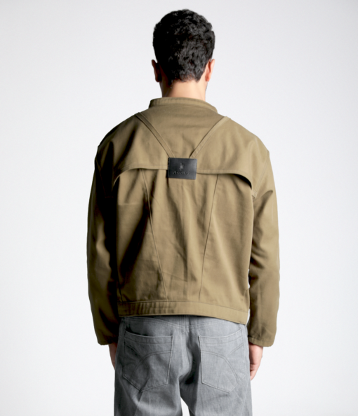 Olive Green Jean Jacket - Image 3